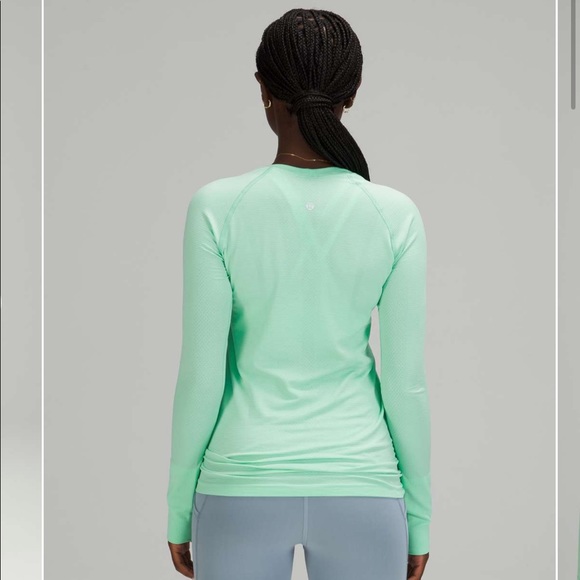 Lululemon Swiftly Tech Long Sleeve 2.0 *Wild Mint / Wild Mint size:4 - Picture 2 of 4
